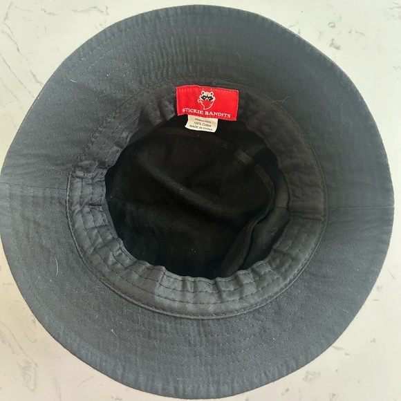 Stickie Bandits Drip Face Black Bucket Hat - Summer - Picture 3 of 4
